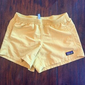Patagonia BOYS L Yellow Athletic Shorts